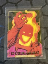 2024 SkyBox Marvel Masterpieces 92 Platinum Dormammu #27 Clear Cut