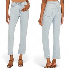 Lovers and Friends Women’s High Rise Straight Leg Jean Size 29 Light Wash