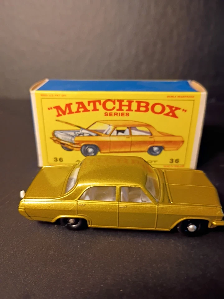Matchbox #36C Opel Diplomat 1966 VN/ MINT In Crisp Original E4 Box - Image 3 of 4