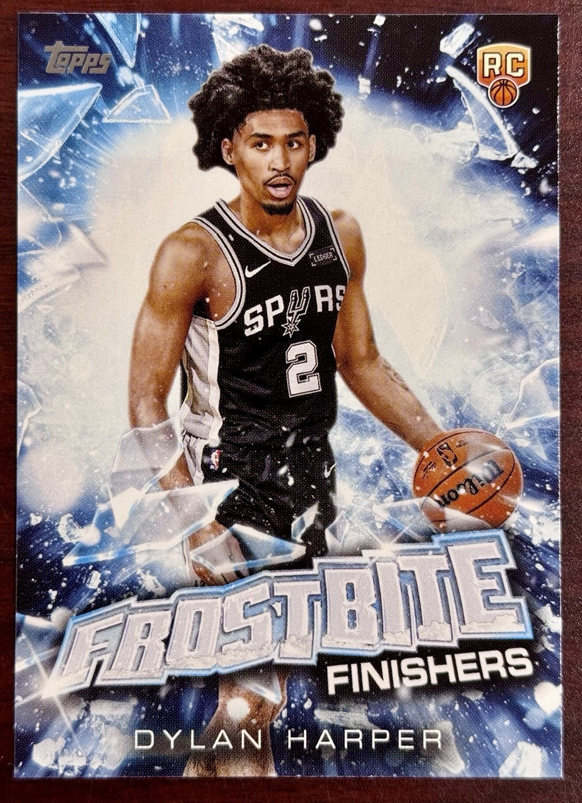 2025-26 Topps Holiday Dylan Harper RC Frostbite Finishers Case Hit #FF-DH Spurs