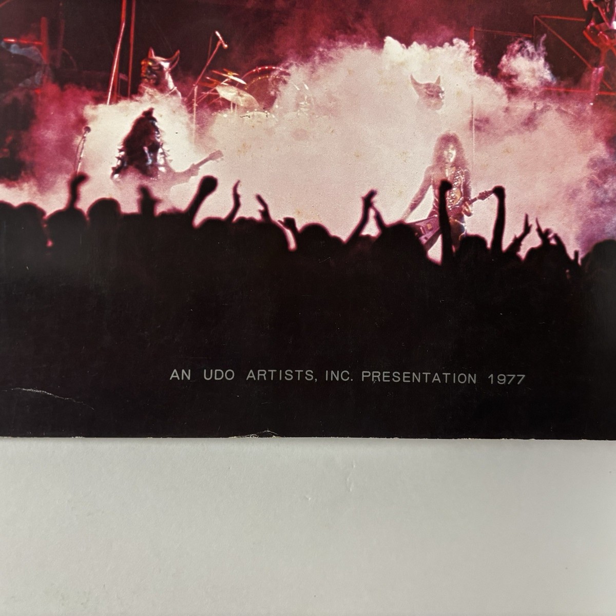 KISS 1977 1st First JAPAN TOUR PROGRAM Book Booklet Pamphlet