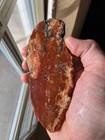 Lavic jasper agate slab beautiful red black white extra thick cabbing rough — photo 8