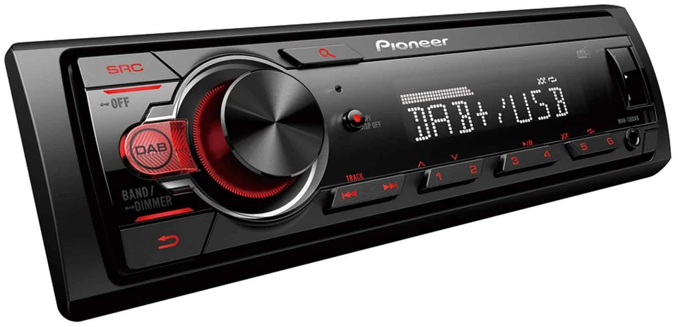 Pioneer MP3 1DIN DAB USB AUX Autoradio für Mitsubishi Evo Lancer (ab 2008) - Bild 4 von 4