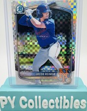 2025 Bowman Draft Chrome Jacob Reimer X-Fractor #BDC-188 New York Mets