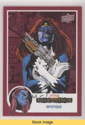 2022 Marvel Beginnings Vol 2 Series 1 Flipped FX Red 15/41 Mystique READ 0cq4
