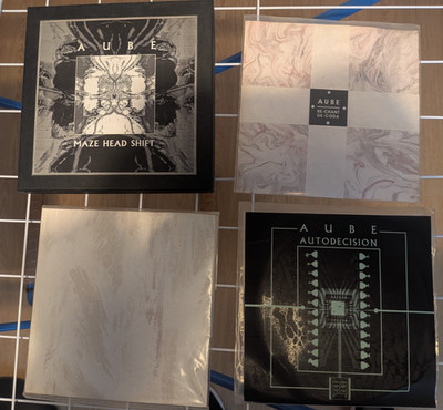 4 x Aube 7'', Japan Noise, Industrial aus den 90igern