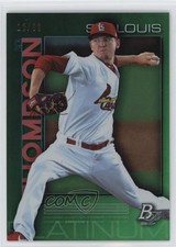 2020 Bowman Platinum Wal-Mart Top Prospects Green 12/99 Zack Thompson 1dm4