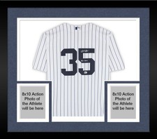 Framed Cody Bellinger Yankees Autographed Nike Replica Jersey w/Belli Bombs Insc