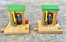 Lot Of 2 Thomas The Tank Wooden Railway Track Conductor Shed