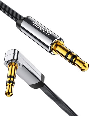 3.5Mm Audio Cable Stereo Aux Cord 90 Degree Right Angle, Compatible with Beats I