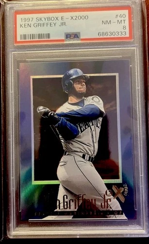 Ken Griffey Jr 1997 Skybox E-X2000 #40 PSA 8