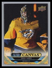 2024-25 Upper Deck #C167 Juuse Saros UD Canvas Nashville Predators