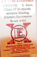 ⭐NEW Shawplan for Bachmann (certain Loco's) Class 37 Bodyside window glazing OO