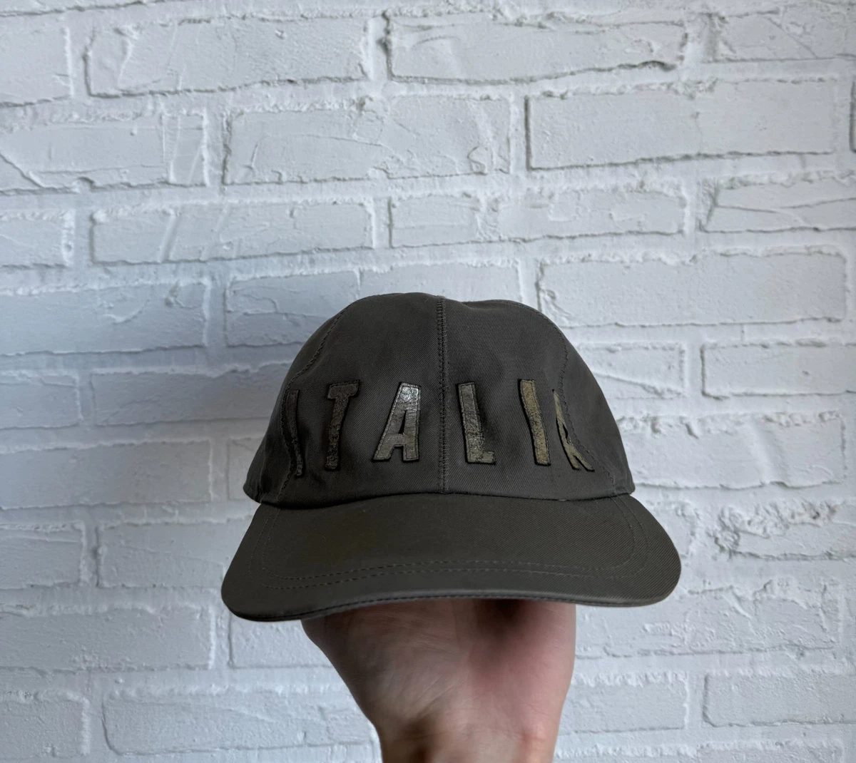 Dolce & Gabbana Olive Green Cap Cap Dolce & Gabbana Khaki size M International in Cotton  main image 3