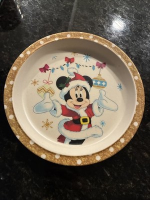 disney minnie mouse christmas plate
