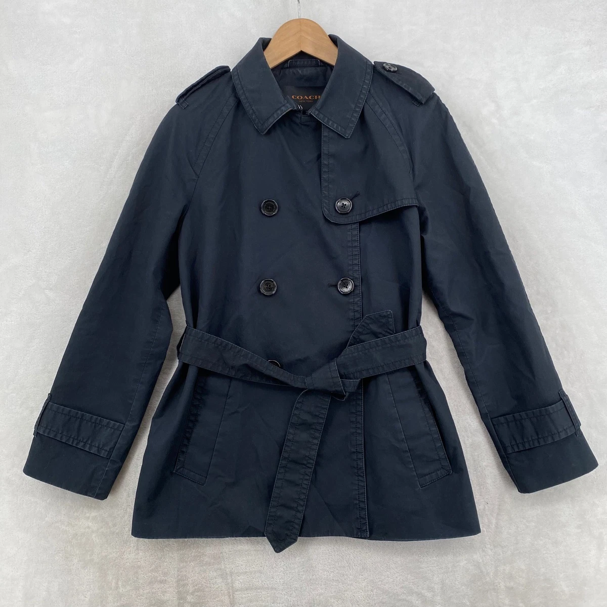 Coach Solid Trench Coats for Women for sale - eBay