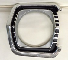 1966 Plymouth Satellite Belvedere Right Passenger Side Headlight Trim Bezel Nos