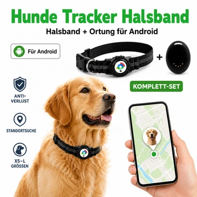 Hund Tracker für Android Hundehalsband Ortung Bluetooth Smart Tag für Haustier - Bild 1 von 4