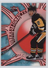 2025-26 Upper Deck Fleer Ultra Ultrastructures Red 72/99 Rutger McGroarty 1t8r