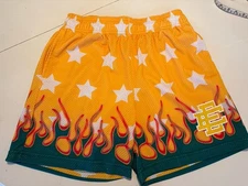 Eric Emanuel EE shorts medium Flames And Stars New Without Tags