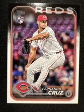 2024 Topps: Update Series #US308 Fernando Cruz (RC)/Cincinnati Reds/P ⚾🐷⚾