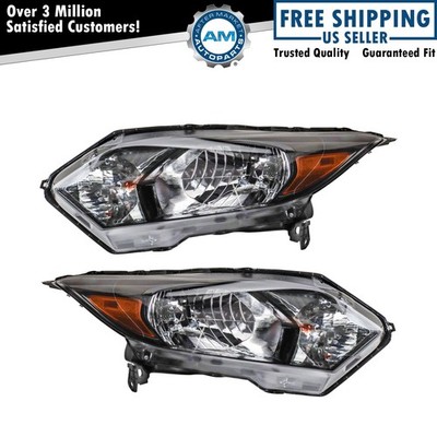 Headlight Assembly Set Driver & Passenger Side Fits 2016-2018 Honda HR-V