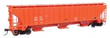 HO Scale - WALTHERS 910-49039 GACX Trinity 4750 CF 3-Bay Covered Hopper Car