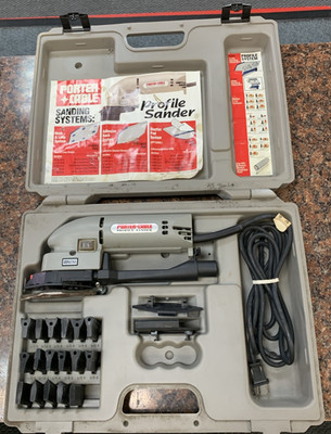 Porter Cable Profile Sander 444VS Kit With Accessories /Case (b4)