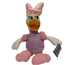 Vintage Disney Mouseketoys DAISY Duck Stuffed Toy Plush with Tag RARE