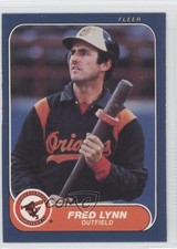 1986 Fleer Fred Lynn #278 0c4