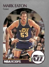 1990 Hoops Team Night Utah Jazz #NNO Mark Eaton