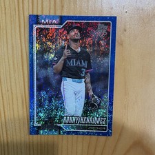 2026 Topps Series 1 Blue Rainbow Foil Ronny Henriquez Marlins #290 143/150