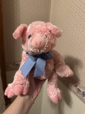 Ty Classic Beanie Babies Beans The Pig Retired Plush Stuffed Animal