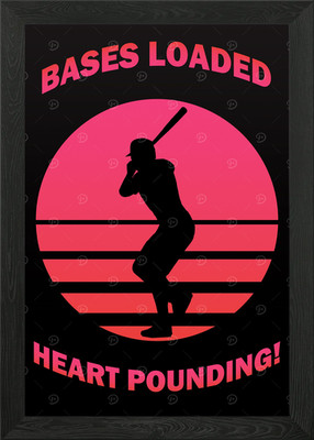 Bases Loaded Gerahmtes Wandbild Poster Leinwanddruck Bild