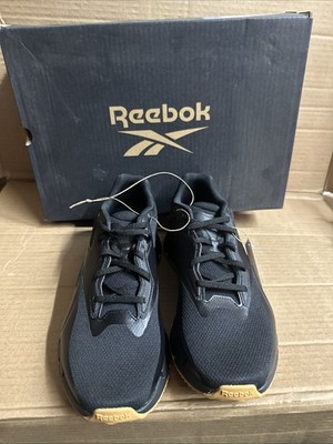  Reebok Men's Zig Dynamica 4 Lace-Up Breathable Shoes Black/Gum (Size 9.5)
