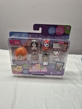 Adopt Me Perfect Pups Mini Figure Set with Mystery Pet - 7pc Toy New With Box