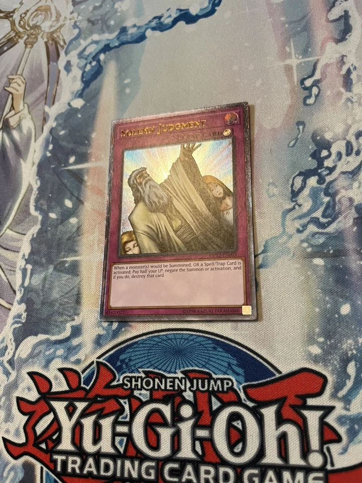 Yu-gi-oh! Solemn Judgment OP12-EN003 Ultimate Rare Near Mint - Image 2 of 3