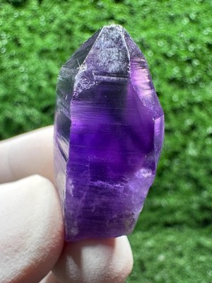 WoW! DEEP PURPLE AMETHYST from Tutu Cliffs, Nigeria! real color!! / F478