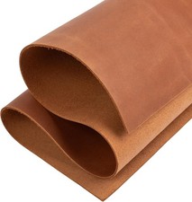 12    24  Light Brown Genuine Leather Crafting Sheet