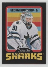 2024 O-Pee-Chee Marquee Rookies Retro Black Border 2/100 Georgi Romanov #598 5q7