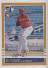 2019 Panini Donruss Retro 1985 Holo Orange Enyel de los Santos #236 1b9b