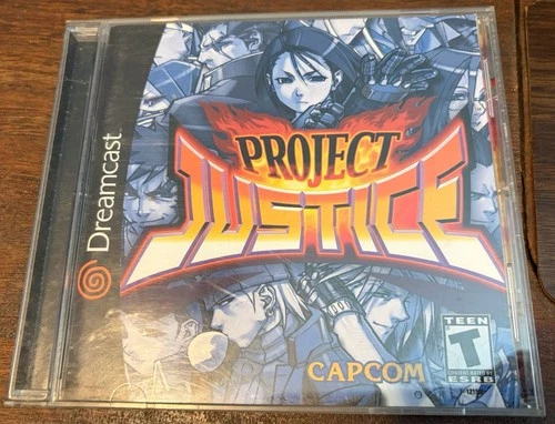 Project Justice Sega Dreamcast 2001 Capcom Fighting Action Video Game