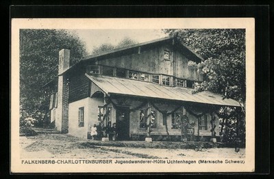 Postcard Uchtenhagen, Charlottenburg youth hut 1926 