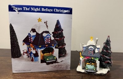 Dept 56 Twas The Night Before Christmas  Oh Such A Clatter Garage  w/ Box