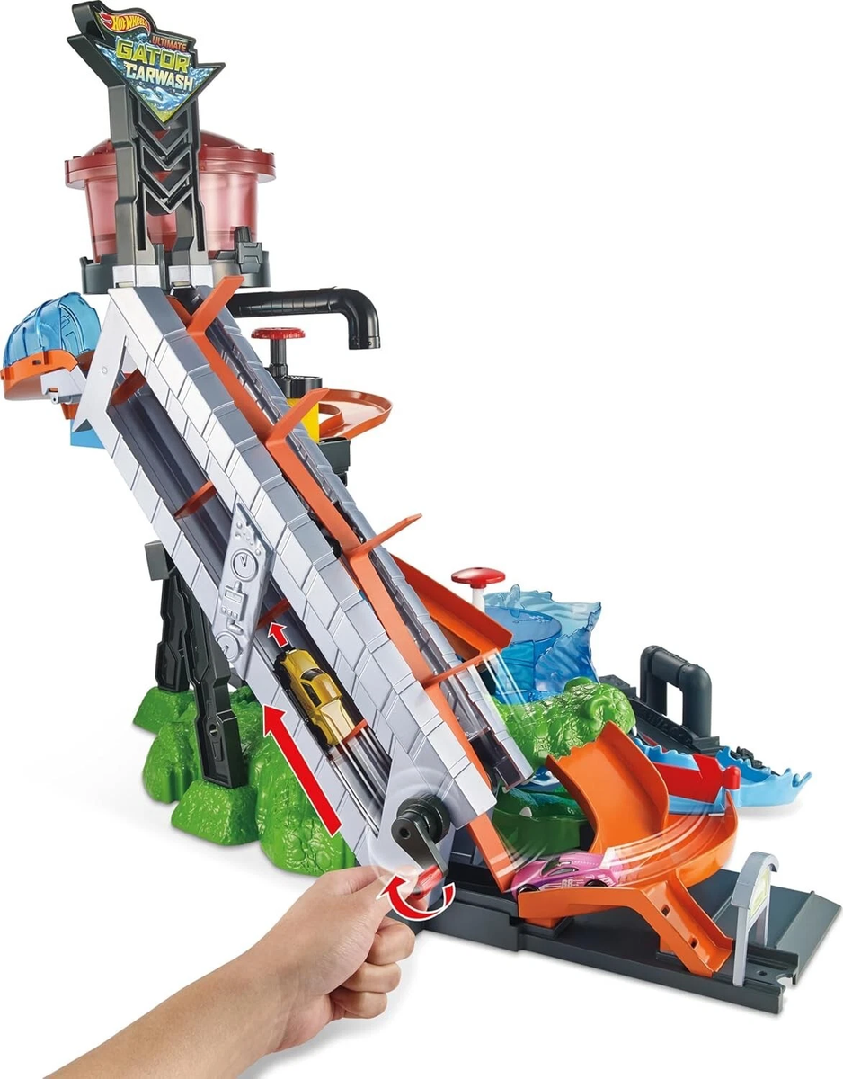 Hot Wheels FTB67 Ultimate Gator Car Wash Play Set for sale online