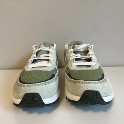 Nike Waffle Debut Sneakers Jade Horizon Sail Oil Green Men display picture 1