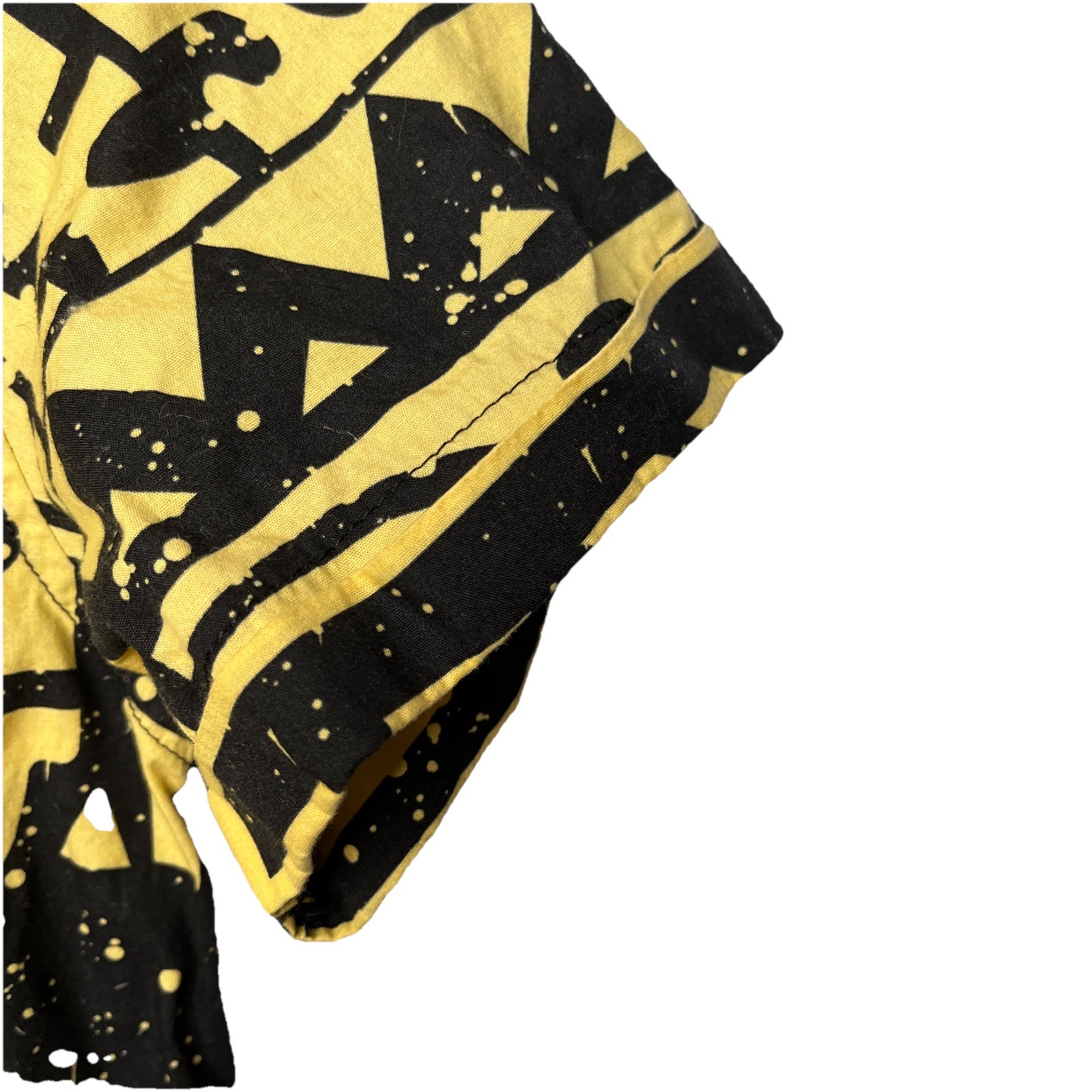 Stranger Things Shirt Button Down Medium Yellow A… - image 5