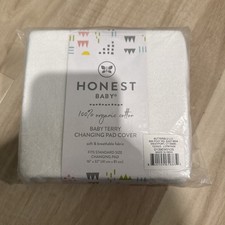 Honest baby 100 Organic Cotton Changing Pad Cover White