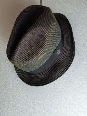 Christy's Crown Series Black Hat with Red and Gold Trim Size Large Pre Owned