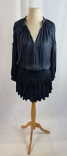 Ulla Johnson Kiko Grey Women's Mini Dress Size 4 UK 10